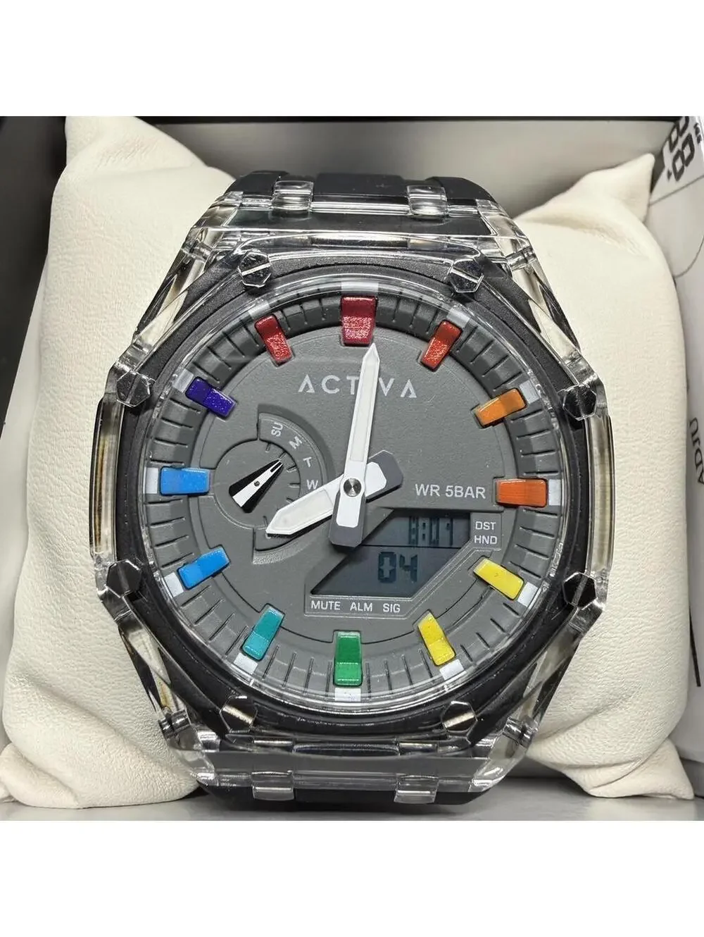 Activa Kaleido X Invicta Men's Watch 44.2mm, Black Clear NWT